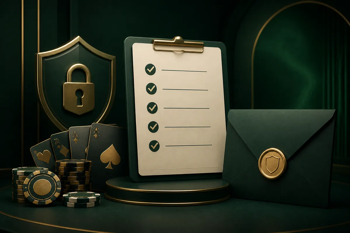 Preparação de dados e privacidade para cadastro em cassino